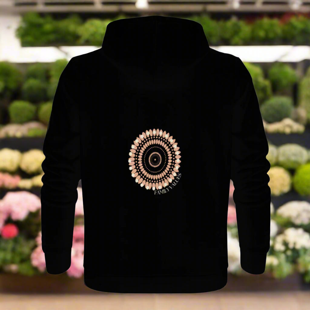 TRIBE: Floral Family Values Womes' Hoodie