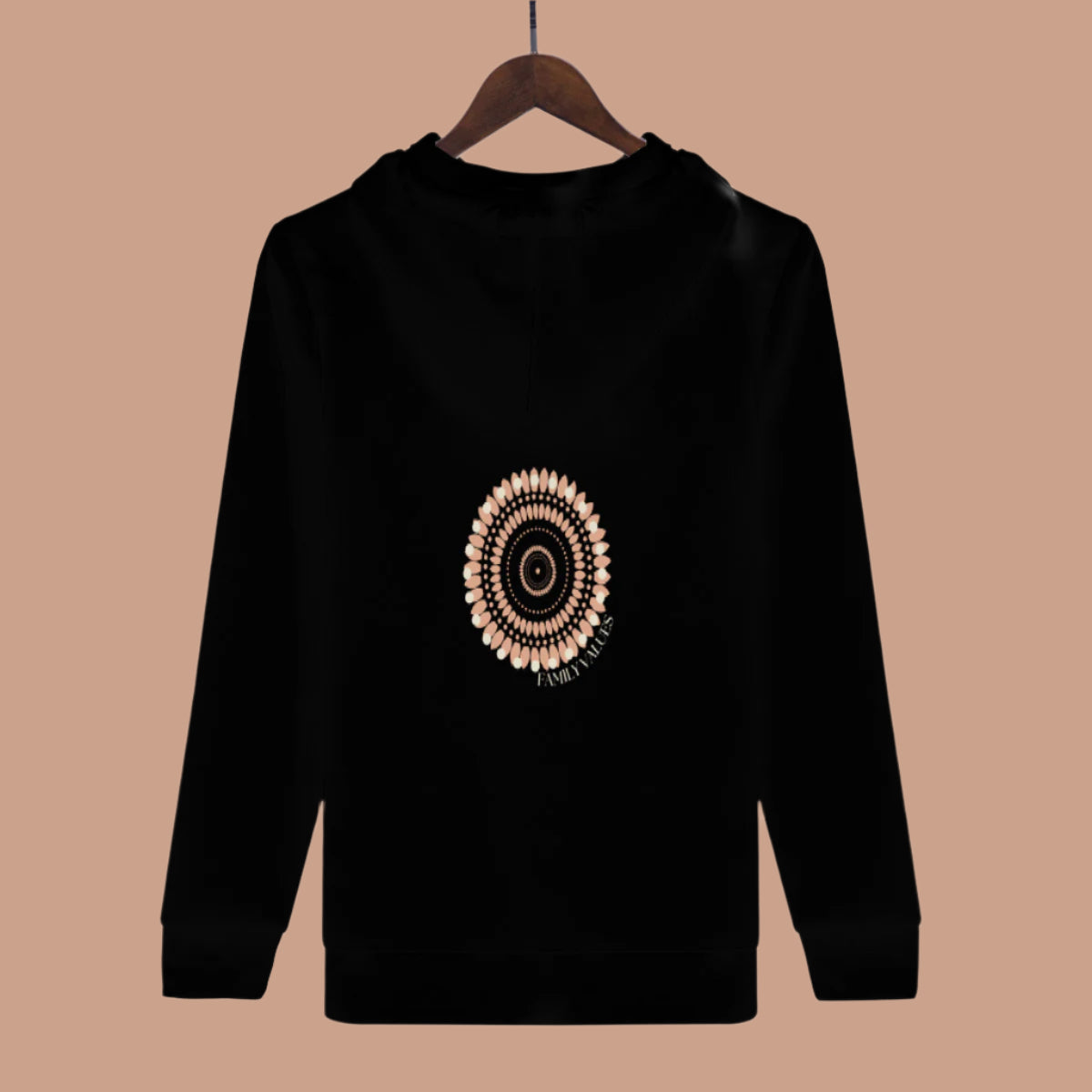 TRIBE: Floral Family Values Womes' Hoodie