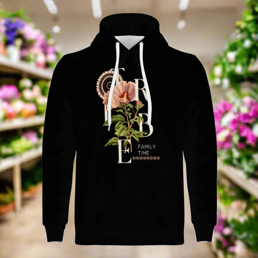 TRIBE: Floral Family Values Womes' Hoodie