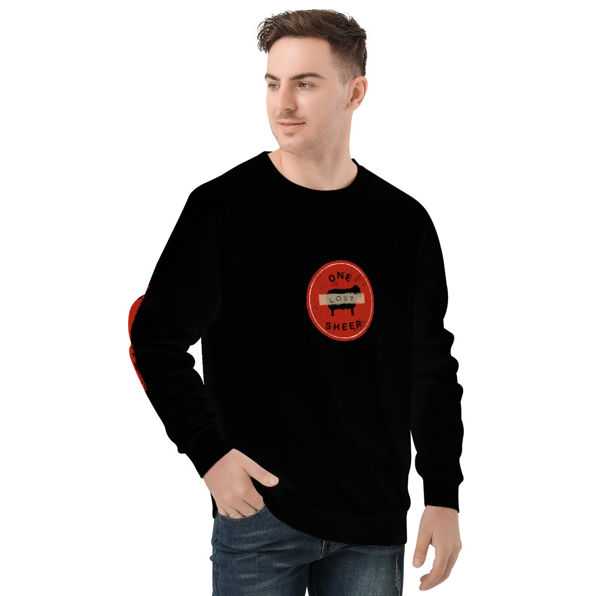 Lost Sheep Sweatshirt in Black