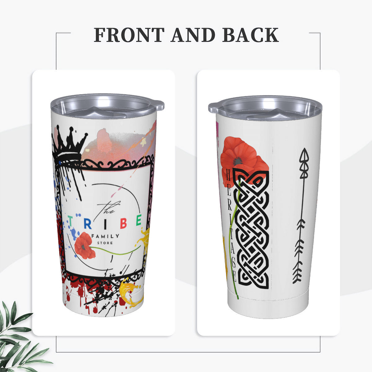 TRIBE: Logo Splash Tumbler